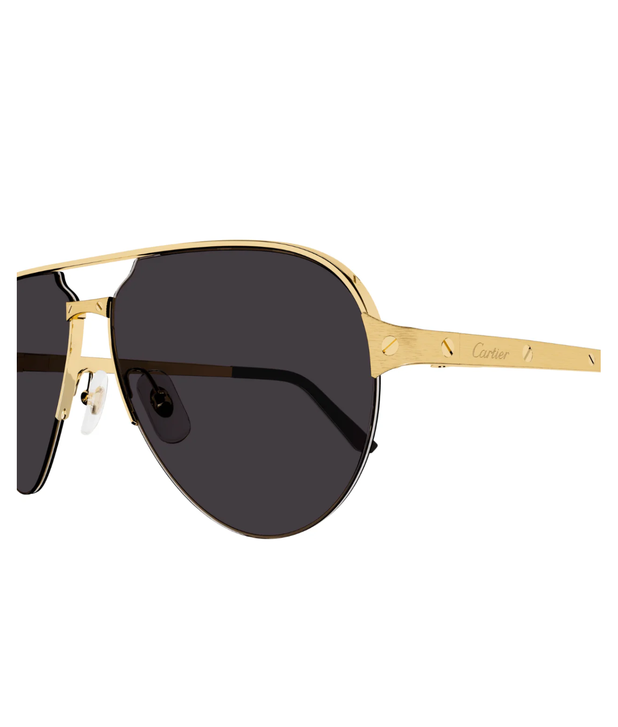 Cartier Santos De Cartier CT0386S Aviator Sunglasses