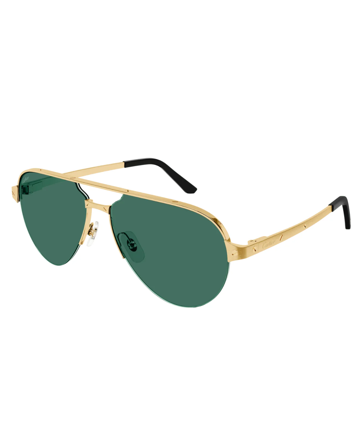 Cartier Santos De Cartier CT0386S Aviator Sunglasses