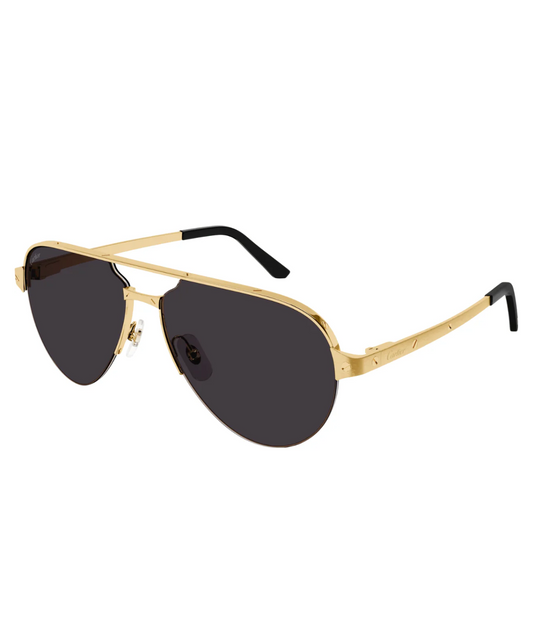 Cartier Santos De Cartier CT0386S Aviator Sunglasses