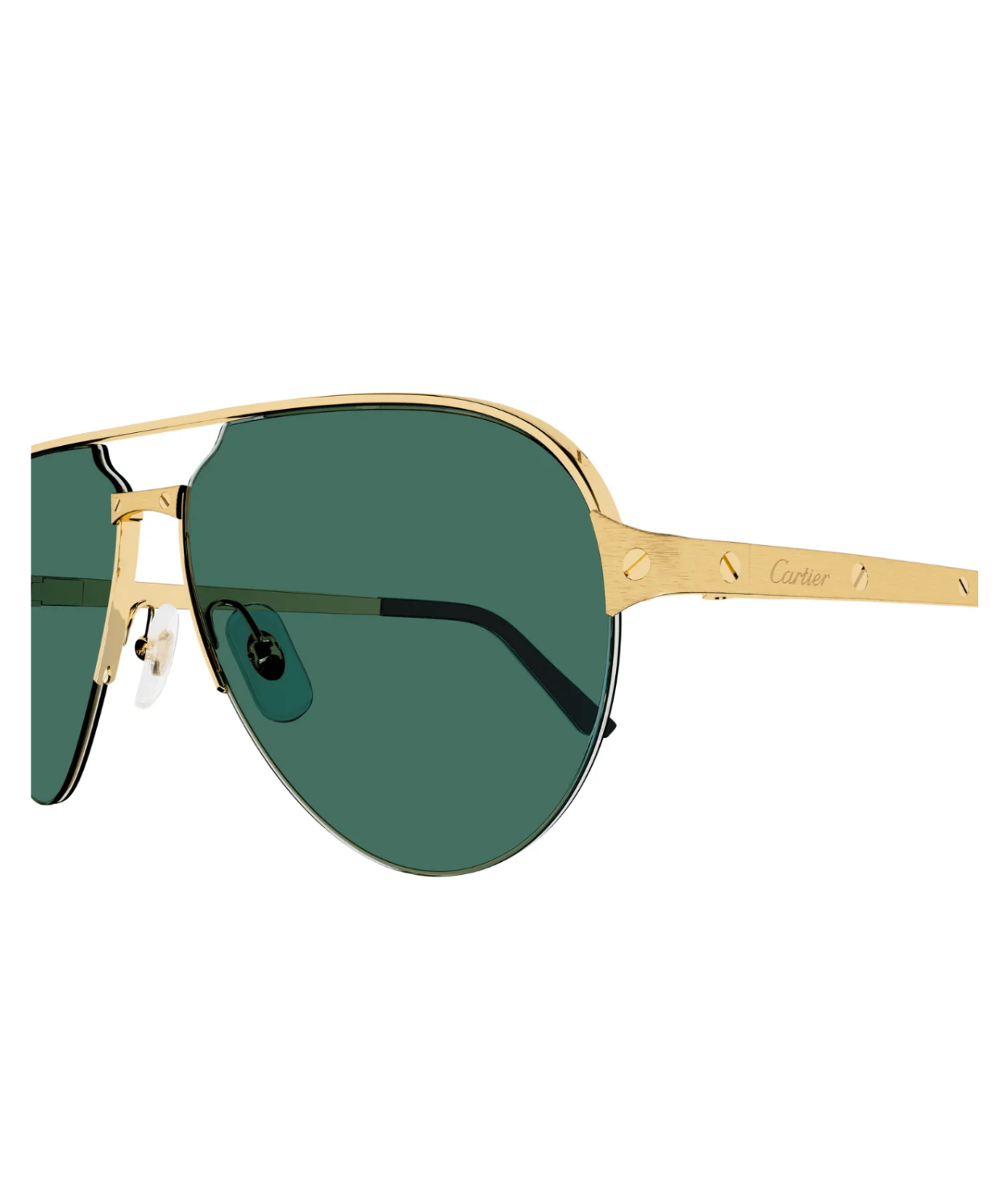 Cartier Santos De Cartier CT0386S Aviator Sunglasses